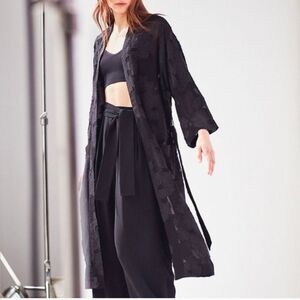 Welfred Durante Black Sheer Robe Jacket